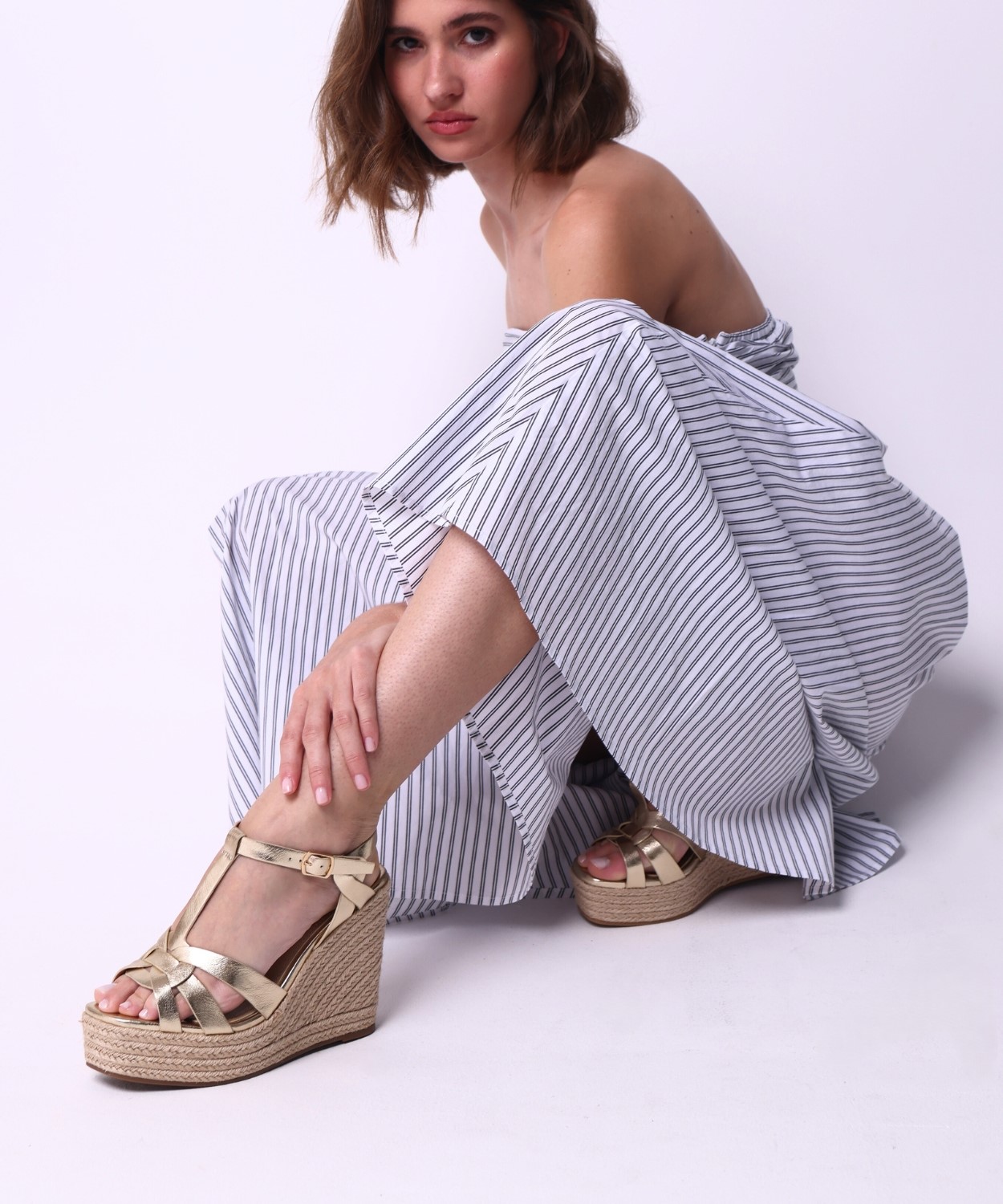 Sandalia esparto tira en T image number null